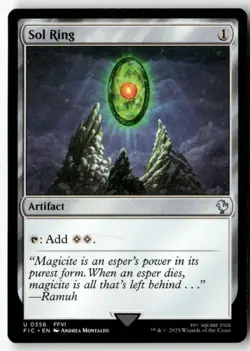 Sol Ring (0356) U 356 Non-Foil NM MTG Commander: FINAL FANTASY Magic - Image 1