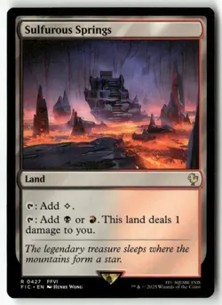 Sulfurous Springs R 427 Non-Foil NM MTG Commander: FINAL FANTASY Magic - Image 1