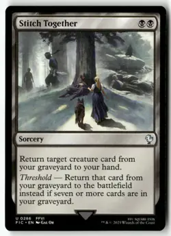 Stitch Together U 286 Non-Foil NM MTG Commander: FINAL FANTASY Magic - Image 1
