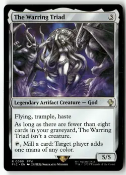The Warring Triad R 99 Non-Foil NM MTG Commander: FINAL FANTASY Magic - Image 1