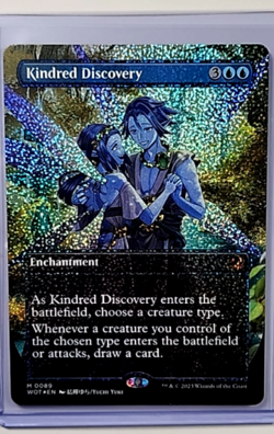 MTG Magic The Gathering Enchanting Tales Anime Confetti Foil Kindred Discovery - Image 1