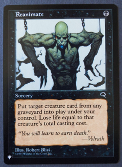 MTG Reanimate | The List Reprints | NM | Black Sorcery | Uncommon | - Image 1