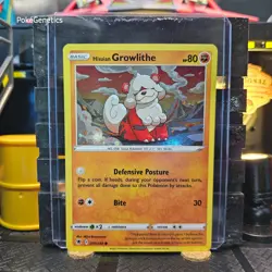 Hisuian Growlithe Cosmos Holo Promo Astral Radiance Pokemon TCG 070/189 - Image 1