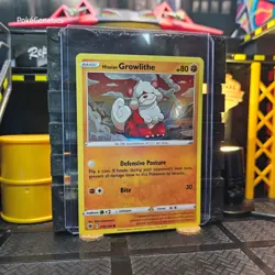 Hisuian Growlithe Cosmos Holo Promo Astral Radiance Pokemon TCG 070/189 - Image 3