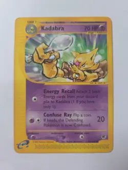 Pokemon TCG Kadabra Card 84/165 Expedition Regular Uncommon 2002 Vintage Lp - Image 1