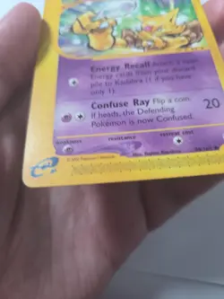 Pokemon TCG Kadabra Card 84/165 Expedition Regular Uncommon 2002 Vintage Lp - Image 4
