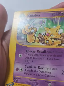 Pokemon TCG Kadabra Card 84/165 Expedition Regular Uncommon 2002 Vintage Lp - Image 5