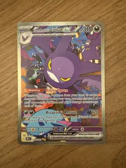 Pokemon Team Rocket’s Crobat EX SIR 234/182 Destined Rivals Near Mint - Image 1