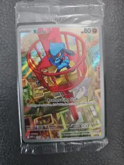 Pokemon Riolu Full Art Promo Holo Me: Mega Evolution Promo 010 HP 80 SEALED - Image 1