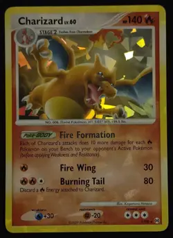 Pokemon Charizard 1/99 Arceus Cracked Ice Holo NM - Image 1