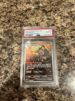 2025 Pokemon White Flare Mandibuzz English Illustration Rare PSA 10 Gem Mint - Image 1