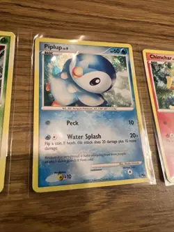 Pokemon POP Series 6 Starter Set Turtwig Piplup Chimchar Holo 2007 LP/NM - Image 4
