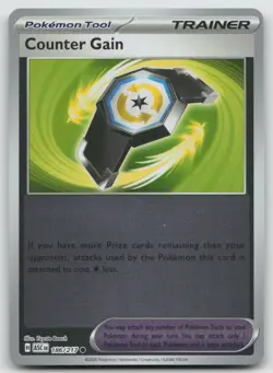 Counter Gain 186/217 Common Ascended Heroes Pokemon Reverse Holo NM - Image 1