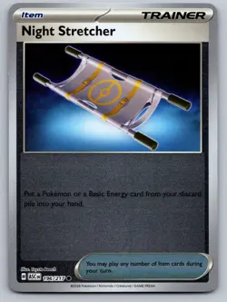 NIGHT STRETCHER 196/217 REVERSE HOLO C POKEMON ASCENDED HEROES NM/M - Image 1