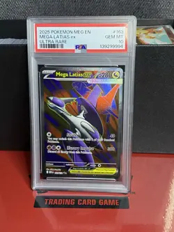 2025 POKEMON MEG EN-MEGA EVOLUTION ULTRA RARE #163 MEGA LATIAS EX PSA 10 - Image 1