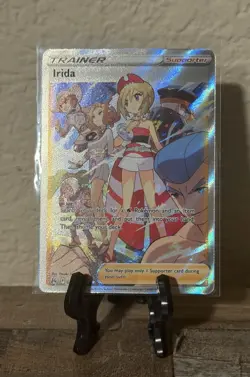 Pokemon Irida Ultra Rare Crown Zenith: Galarian Gallery GG63/GG70 NM Holo - Image 1
