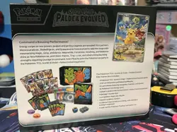 Pokemon Paldea Evolved Elite Trainer Box ETB SEALED 2023 W Acrylic Small Tear!! 820650853661 - Image 5