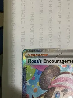 Pokemon Rosa's Encouragement Full Art Trainer-Supporter Rare Holo POR 123/088 - Image 5