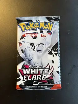 Pokemon S&V White Flare Booster Pack - New & Factory Sealed | TCG - Image 1