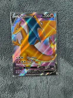Pokemon Champions Path Charizard V Full Art Promo SWSH50 Sealed - Image 1