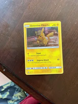 pokemon detective pikachu black star promo sm170 - Image 1