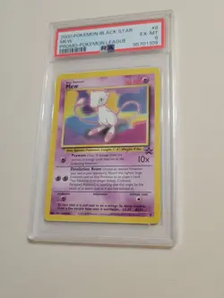 Mew - Pokemon WOTC Black Star Promo #8 - Excellent to Near Mint PSA 6 - Image 1