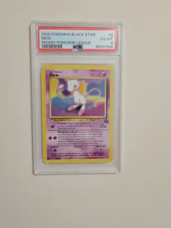 Mew - Pokemon WOTC Black Star Promo #8 - Excellent to Near Mint PSA 6 - Image 2