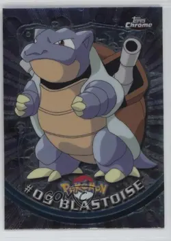 Blastoise Topps Chrome Pokemon TV Animation Edition #9 2000 - Image 1