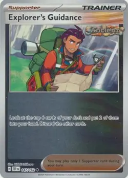 Explorers Guidance 147/162 Reverse Holo TEF Temporal Forces Pokemon Card NM - Image 1