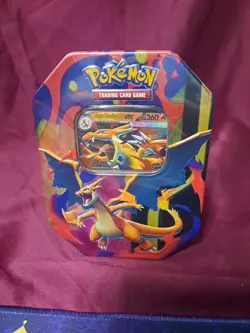 Pokemon Mega Charizard Y EX Tin New Factory Sealed - Image 1
