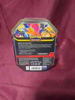 Pokemon Mega Charizard Y EX Tin New Factory Sealed - Image 3