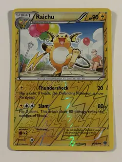 Raichu 40/99 Reverse Holo B&W Next Destinies LP Pokemon TCG 2012 - Image 1