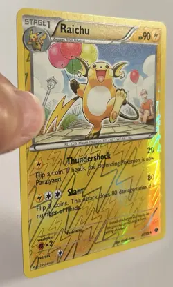 Raichu 40/99 Reverse Holo B&W Next Destinies LP Pokemon TCG 2012 - Image 3