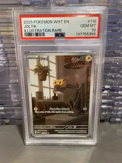 The Pokemon Company Joltik Sv: White Flare 116/086 Illustration Rare Holo PSA10 - Image 1