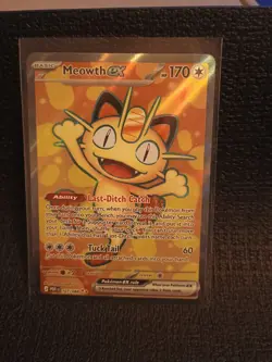 Meowth Ex Ultra Rare Holofoil #107 Perfect Order - Image 1
