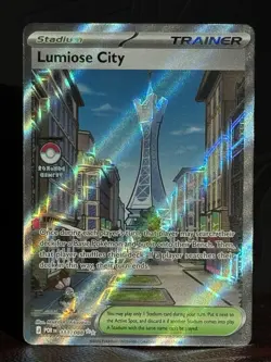 Lumiose City 111/088 Pokemon TCG Me03 Perfect Order Full Art Ultra Rare Trainer - Image 2