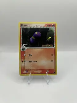 Ekans 47/101 Reverse Holo Stamped Yuka Morii Pokemon EX Dragon Frontiers NM/LP - Image 1