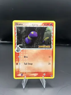 Ekans 47/101 Reverse Holo Stamped Yuka Morii Pokemon EX Dragon Frontiers NM/LP - Image 3