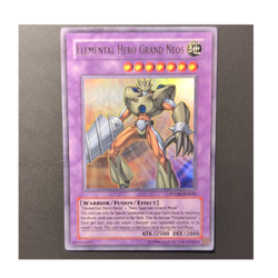 Konami Yu-Gi-Oh! TCG Elemental HERO Grand Neos STON-EN035 Holo Fusion 2500/2000 - Image 1