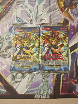 Yu-Gi-Oh Legacy of Darkness 1st Edition 2 Booster Pack Lot - Image 1