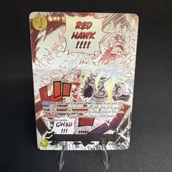 One Piece Pistol Red Hawk Fist of Divine Speed English Alt Art OP11-114 TCG LP - Image 1