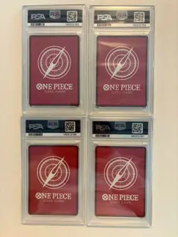 2025 One Piece 2nd Anniversary Shanks Luffy Buggy Teach PSA 10 Sequential Set(4) - Image 2