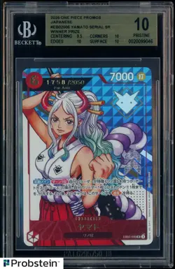2026 One Piece Promos JPN EB02006 Yamato Serial SR Winner Prize BGS 10 PRISTINE - Image 1