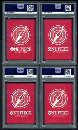2025 One Piece EN 2nd Anniversary Sequential PSA 10 Set Luffy Shanks Teach Buggy - Image 2