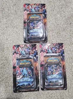 Lot of 3- World Of Warcraft Blood Of Gladiators Blister Booster Packs Sealed New - Image 1