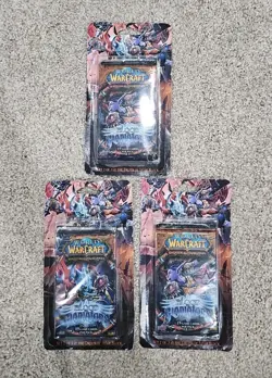 Lot of 3- World Of Warcraft Blood Of Gladiators Blister Booster Packs Sealed New - Image 2
