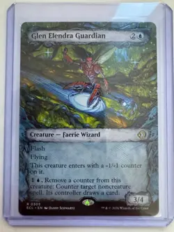 Glen Elendra Guardian #0305 Extended Art Non-Foil Lorwyn Eclipsed NM MTG ENG - Image 1