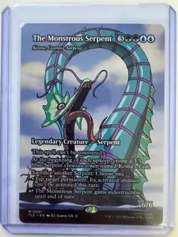 Monstrous Serpent - Koma, Cosmos Serpent (Borderless) #0051 Non-Foil Avatar NM - Image 1