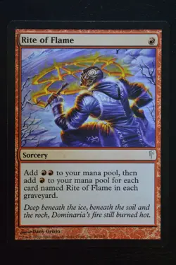 Magic The Gathering MTG RITE OF FLAME Coldsnap LP Lightly Played - Image 1