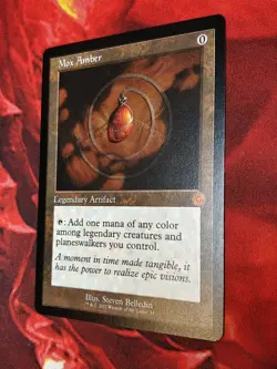 MTG the Brothers' War Non-Foil Mox Amber Retro-Frame Near Mint Unplayed Card - Image 3